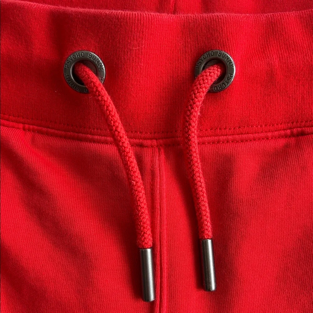 Psycho Bunny Boys Santa Fe sweat shorts red spice age 14-16